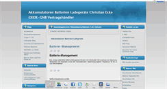 Desktop Screenshot of ecke-batterien.de